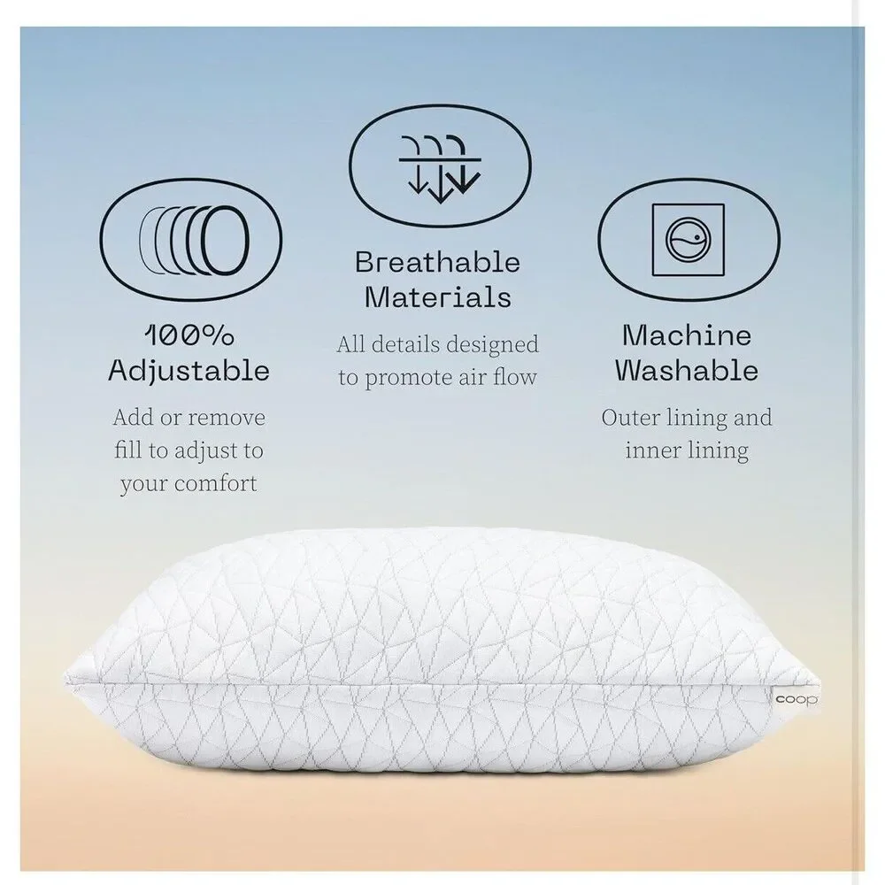 NEW Coop Home Goods Original Loft Pillow Queen Size Bed Pillows for Sleeping_4